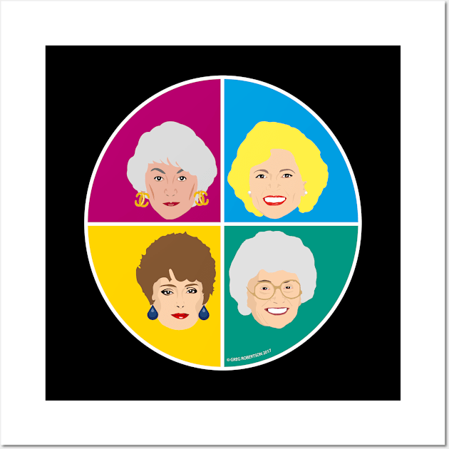 The Golden Girls - Complete Set of all four Wall Art by Greg12580